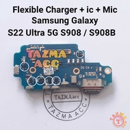 Plus ic + Samsung S22 Ultra 5G Ori Flexible Charger + ic Flexible Flexible Connector Cas SAMSUNG S22