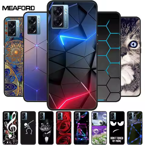 For OPPO A77 4G 5G Cases Fashion Soft TPU Silicone Back Covers For OPPO A77 5G Phone Cases Coque Bum