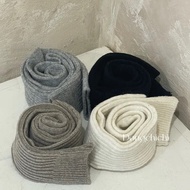 Wool Ribbed Stockings Can Be Used As Push Socks Under Knee Bubble Thigh Korea C222