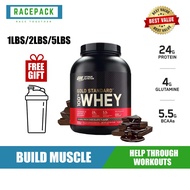 ON Whey Gold Standard 1LB-5LB (Free Shaker+Creatine) High Protein [Racepack.sg]