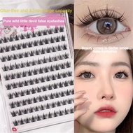 [No Glue Required] Cluster False Eyelashes 80-120 With Built-In New Upgrade Version Eyelash Extensio