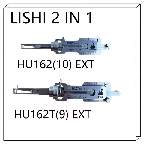 2026 NEW LISHI 2 IN 1 HU162T(9) EXT HU162T(10) EXT LOCKSMITH TOOL For NEW VW Audi Skoda Porsche