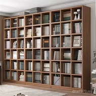 Bookshelf Modern Household Book Floor Storage Library Multi-Layer Cabinet Combination Back Wall Latt