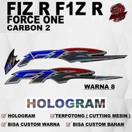 YAMAHA F1Z R Fiz R YAMAHA hologram Striping Sticker Force 1 1998 carbon 2