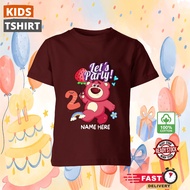 TSHIRT BIRTHDAY LOTSO CUSTOM NAME 1-12 BIRTHDAY NUMBERS