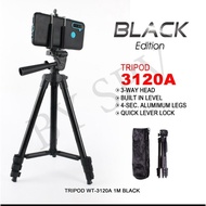1 meter WT 3120A black camera tripod 1 meter cellphone tripod/ 1 meter CAMPING Tripod/
