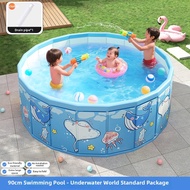 No-Inflation Foldable Childrens Swimming Pool
