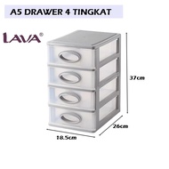 LAVA A5 Drawer Home Office Storage Organizer4-Tier /Cabinet Storage Box Drawer Laci Storage Cabinet 