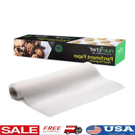 （YYQX） 200 Sq Ft Heavy Duty Parchment Paper Roll Non Stick Silicone Coated Baking Cooking Paper Oven