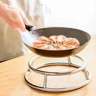 QQMALL Wok Rack Round Thick For Pot Gas Stove Fry Pan Ring Rack Diameter 23/26/29cm Insulation Holder