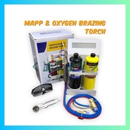 MAPP GAS & OXYGEN TORCH SET Welding Torch Brazing Torch Soldering Aweld Oxygen Gas