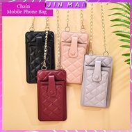 SB2 New Handphone Bag Women Sling Bag Wallet Woman Lingge Sweet Crossbody Phone Bag Multi Card Zip P