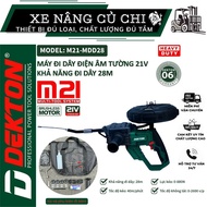 Dekton M21-MDD28 electrical wiring machine, wall wiring, 28m wiring capacity, Makita battery