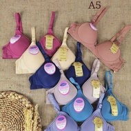 Fema A5 Bra 34-40 Fema A1/ 32-38 Hook 2 Medium Foam Push Up Bra Wireless Bra