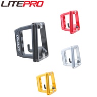 Litepro Alloy Front Carrier Pig Nose Pad With Screws 3 Holes Front Shelf Parts For Brompton/birdy Folding Bicycle