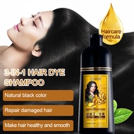 Polygonum multiflorum ginger black hair dye shampoo