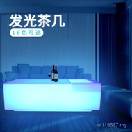 Square Simple Large Coffee Table Manufacturer Fashion Colorful ktv Luminous Wine Table Modern Coffee