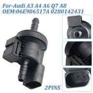 New For Audi A3 A4 A6 Q7 A8 For Jetta Golf Passat Solenoid Valve Fuel For Vapor Canister Purge 06E 9