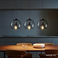 Nordic LED Pendant Light E27 Living Room Dining Room Kitchen Bedroom Bedside Pendant Lamp Modern Gla