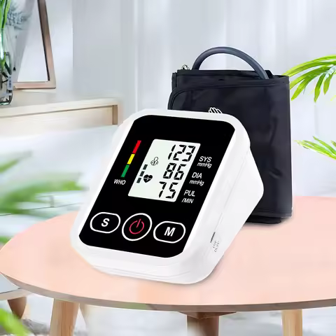 Automatic BP Monitor Tonometer Blood Pressure Meter OR Finger Pulse Oximeter Heart Rate Detector