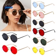 SAMO Steampunk Sunglasses Men and Women UV Protection Circle Glasses Circle Glasses
