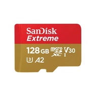 128 GB MICRO SD CARD (ไมโครเอสดีการ์ด) SANDISK EXTREME MICROSDXC CARD (SDSQXAA-128G-GN6MN) // เมมโมรี่การ์ด