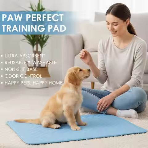 Dog Pad Washable Pet Urine Pad Absorbent Diaper Pad Cat And Dog Training Ice Pad Pet Training Pad