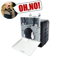 Creativity Funny Prank Ghost Tv Scare Box Keychain Tv Retro New Prank Gifts Items Toys Keychain K8a3