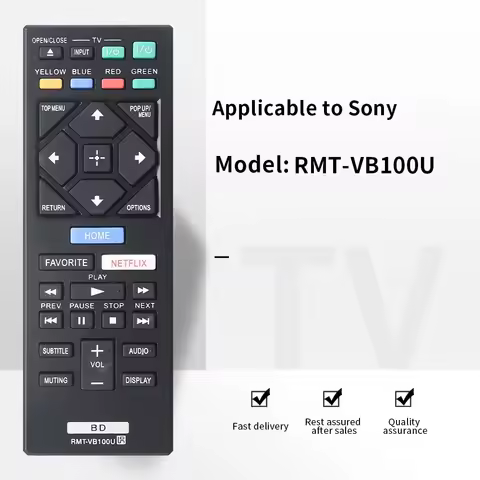 ZF applies to New Remote control RMT-VB100U for Sony Blu-ray DVD Player BDP-S2500 BDP-S2900 BDP-S150