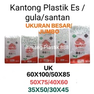 (Variant) PE Plastic Bag Size 60X100/50X85/50X75/40X60/35X50/30X45 Clear PE Plastic Bag/ fish plasti