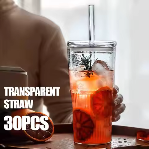 30cm Replacement Straw Compatible Stanley 40oz Tumbler,Clear Reusable for Stanley Tumbler Transparen