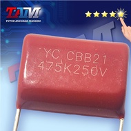 KAPASITOR mesin LAS 475K 250V khusus LAS YC / 475K250V / 475J 250V / 4
