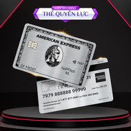 Black card - Mẫu thẻ tín dụng American Express Chất liệu nhựa PVC 4 lớp cao cấp sang trọng Skin thẻ
