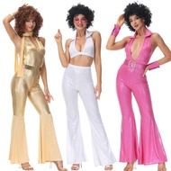 Halloween Hippie Party Costume Masquerade Costume Disco Costume Retro 70s Hip Hop Performance Costum