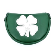🇲🇾🍀Clover Lucky Leaf Golf Putter Headcover Half Moon / Mallet (Green) New Putter Cover Semi Half Ody