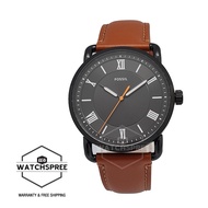 Fossil Men's Copeland 42mm Three-Hand Luggage Leather Watch FS5667