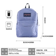 กระเป๋าเป้สะพายหลัง Jansport สำหรับนักเรียนนักศึกษา กระเป๋าใส่คอมพิวเตอร์แบบลำลอง น้ำหนักเบา ทนทาน ก
