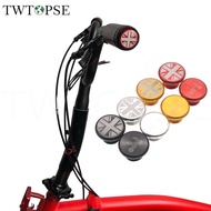 TWTOPSE Bicycle Handle Bar Grip End Cap Plugs For Brompton Birdy 3SIXTY Folding Bike