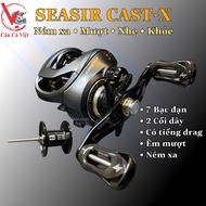 Seasir CAST X FISHING ROD, 2-CATCH LURE FISHING MACHINE, WITH DRAG SOUND. Caucaviet