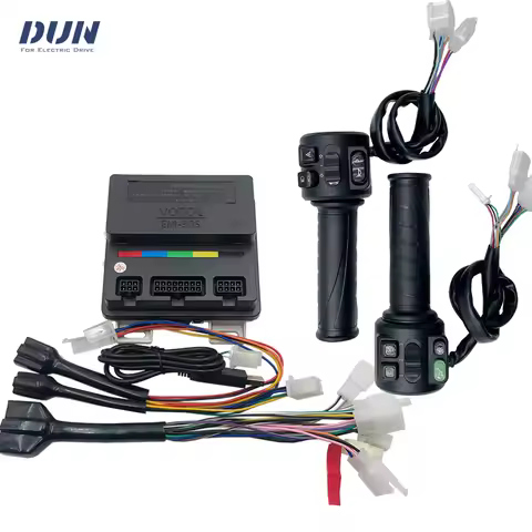 VOTOL EM30 48V Sine Wave Controller EM30S with Throttle For 500W-1500W Mid Drive Motor Kit Hub Motor