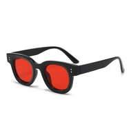 Apollo Black Red lens glasses