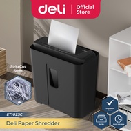 Deli Paper Shredder / Mesin Penghancur Kertas 6 Lembar Kapasitas 12 Liter ET102SC
