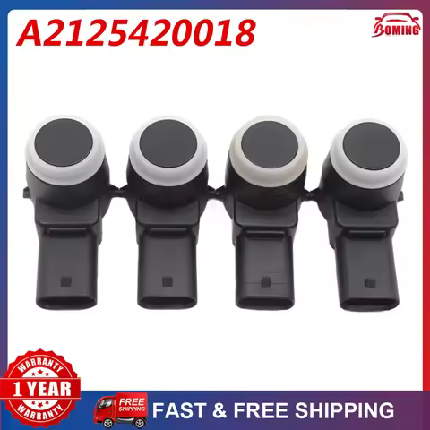 4PCS Black A2125420018 PDC Parking Sensor For Mercedes A B E S SLS VITO Class W212 W221 212 C300 E50