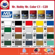 Mr.Hobby Mr. Color Lacquer Paint C1-C20 Paint Color for Plastic Model - 10ml