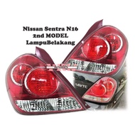 Lampu Belakang Lampu Brek Nissan Sentra N16 4Doors Sedan 2005-2013 RED Rear Tail Lamp Lights Lampu B