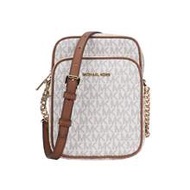 Michael Kors Jet Set Travel Printed Women's Shoulder Crossbody Bag 35F1GTVC2B Vanilla
