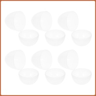 6 Pcs Eggs Giant Large Easter Activities Classroom Prize 8.00X5.00X5.00CM Transparent