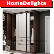 HomeDelights Modern Sliding Door Wardrobes Almari Baju