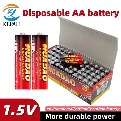 Household Huadao AA 1.5V Alkaline Battery｜Disposable Power for Mouse Remote Alarm Calculator