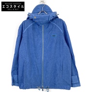 Burberry 藍色科技帆布連帽夾克，46 碼